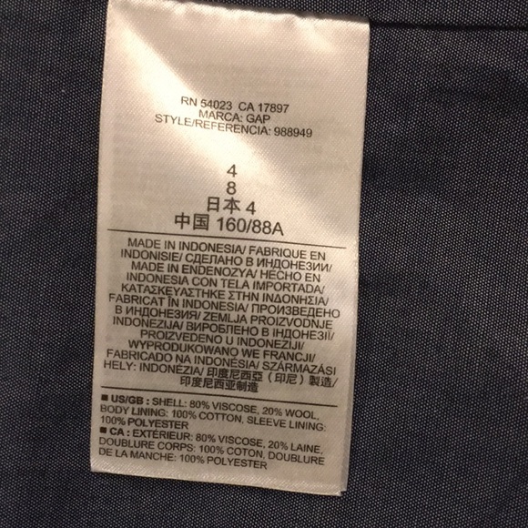 Dark navy blue Blazer - Picture 3 of 3